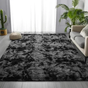 Lochas Super Soft Plush Tie Dye Velvet Rugs for Home Decor Large Size shaggy Rug Fluffy Carpet For Living Room Bedroom Kids Room