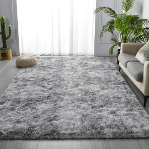 Soft Plush Tie Dye Large Fluffy Rug